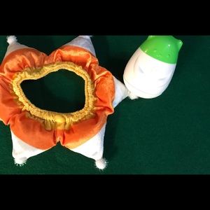 Small pet toys - dress up collar and treat toy
